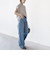 【WEB限定】〈手洗い可能〉アイレット クルーネック プルオーバー