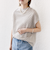 【WEB限定】〈手洗い可能〉アイレット クルーネック プルオーバー