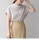 【WEB限定】〈手洗い可能〉アイレット クルーネック プルオーバー
