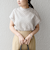 【WEB限定】〈手洗い可能〉アイレット クルーネック プルオーバー