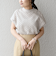 【WEB限定】〈手洗い可能〉アイレット クルーネック プルオーバー