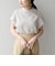 【WEB限定】〈手洗い可能〉アイレット クルーネック プルオーバー