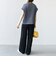 【WEB限定】〈手洗い可能〉アイレット クルーネック プルオーバー