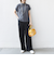 【WEB限定】〈手洗い可能〉アイレット クルーネック プルオーバー