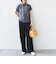 【WEB限定】〈手洗い可能〉アイレット クルーネック プルオーバー