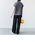 【WEB限定】〈手洗い可能〉アイレット クルーネック プルオーバー