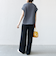 【WEB限定】〈手洗い可能〉アイレット クルーネック プルオーバー