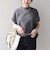 【WEB限定】〈手洗い可能〉アイレット クルーネック プルオーバー