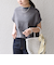 【WEB限定】〈手洗い可能〉アイレット クルーネック プルオーバー