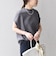 【WEB限定】〈手洗い可能〉アイレット クルーネック プルオーバー