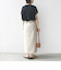 【WEB限定】〈手洗い可能〉アイレット クルーネック プルオーバー