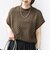 【WEB限定】〈手洗い可能〉アイレット クルーネック プルオーバー