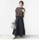 【WEB限定】〈手洗い可能〉アイレット クルーネック プルオーバー