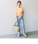 【WEB限定】〈手洗い可能〉アイレット クルーネック プルオーバー