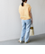 【WEB限定】〈手洗い可能〉アイレット クルーネック プルオーバー
