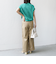 【WEB限定】〈手洗い可能〉アイレット クルーネック プルオーバー