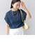 【WEB限定】〈手洗い可能〉アイレット クルーネック プルオーバー