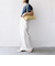 【WEB限定】〈手洗い可能〉アイレット クルーネック プルオーバー