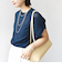 【WEB限定】〈手洗い可能〉アイレット クルーネック プルオーバー