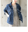 SHIPS any:〈ウォッシャブル〉3RD-MODEL デニム ジャケット［SHIPS any DENIM］