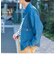 SHIPS any: ［SHIPS any DENIM］ オーガニック TRUE COTTON オーバーサイズ トラック デニムジャケット◇