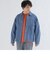 SHIPS any: ［SHIPS any DENIM］ オーガニック TRUE COTTON オーバーサイズ トラック デニムジャケット◇