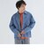 SHIPS any: ［SHIPS any DENIM］ オーガニック TRUE COTTON オーバーサイズ トラック デニムジャケット◇