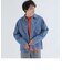 SHIPS any: ［SHIPS any DENIM］ オーガニック TRUE COTTON オーバーサイズ トラック デニムジャケット◇
