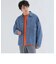 SHIPS any: ［SHIPS any DENIM］ オーガニック TRUE COTTON オーバーサイズ トラック デニムジャケット◇