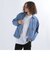 SHIPS any: ［SHIPS any DENIM］ オーガニック TRUE COTTON オーバーサイズ トラック デニムジャケット◇