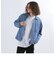 SHIPS any: ［SHIPS any DENIM］ オーガニック TRUE COTTON オーバーサイズ トラック デニムジャケット◇