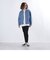 SHIPS any: ［SHIPS any DENIM］ オーガニック TRUE COTTON オーバーサイズ トラック デニムジャケット◇