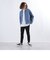SHIPS any: ［SHIPS any DENIM］ オーガニック TRUE COTTON オーバーサイズ トラック デニムジャケット◇