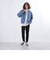 SHIPS any: ［SHIPS any DENIM］ オーガニック TRUE COTTON オーバーサイズ トラック デニムジャケット◇