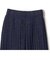 【SHIPS別注】BIT BLUE:プリーツデニムスカート◇