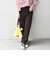 SHIPS any:〈ウォッシャブル〉コーデュロイ ハイライズ ストレート パンツ