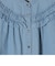 *〈手洗い可能〉デニムフリルブラウス◇