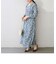 【WEB限定】〈手洗い可能〉フロントボタンフラワープリントワンピース◇