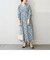 【WEB限定】〈手洗い可能〉フロントボタンフラワープリントワンピース◇