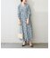 【WEB限定】〈手洗い可能〉フロントボタンフラワープリントワンピース◇