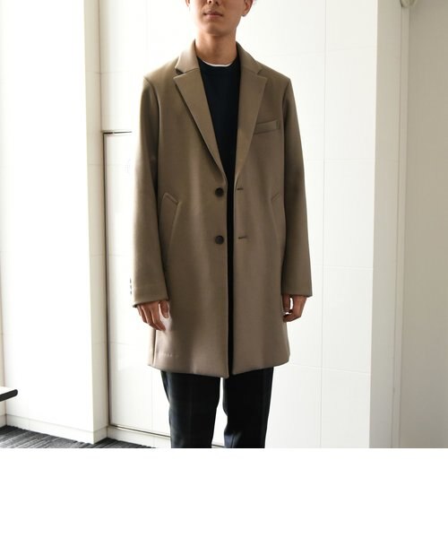 SHIPS:スーパー160'S メリノウール メルトン チェスターコート