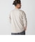 SHIPS: 抗菌・防臭 NANO-FINE(R) ハイゲージ Vネック Tシャツ (ロンT)