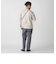 SHIPS: 抗菌・防臭 NANO-FINE(R) ハイゲージ Vネック Tシャツ (ロンT)