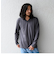 SHIPS: 抗菌・防臭 NANO-FINE(R) ハイゲージ Vネック Tシャツ (ロンT)