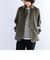 SHIPS any: 撥水 ストレッチ フューチャーメルトン シングル Pコート 21FW◇