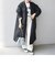 SHIPS any: THERMORE マフラー付き ロングコート