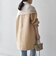 *〈手洗い可能〉ダンボールニュアンスカラーステッチチュニック◇
