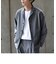 SHIPS any: 【ストレッチ】 ラペル シャツジャケット セットアップ対応◇