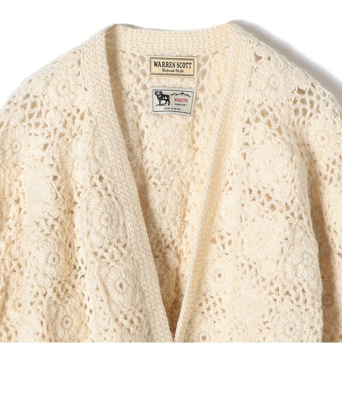 【SHIPS別注】WARREN SCOTT:ハンドクロシェットカーディガン SHIPS別注】WARREN SCOTT:ハンドクロシェットカーディガン｜シップスの