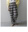 SHIPS any:〈ウォッシャブル〉チェック テーパード イージー パンツ2